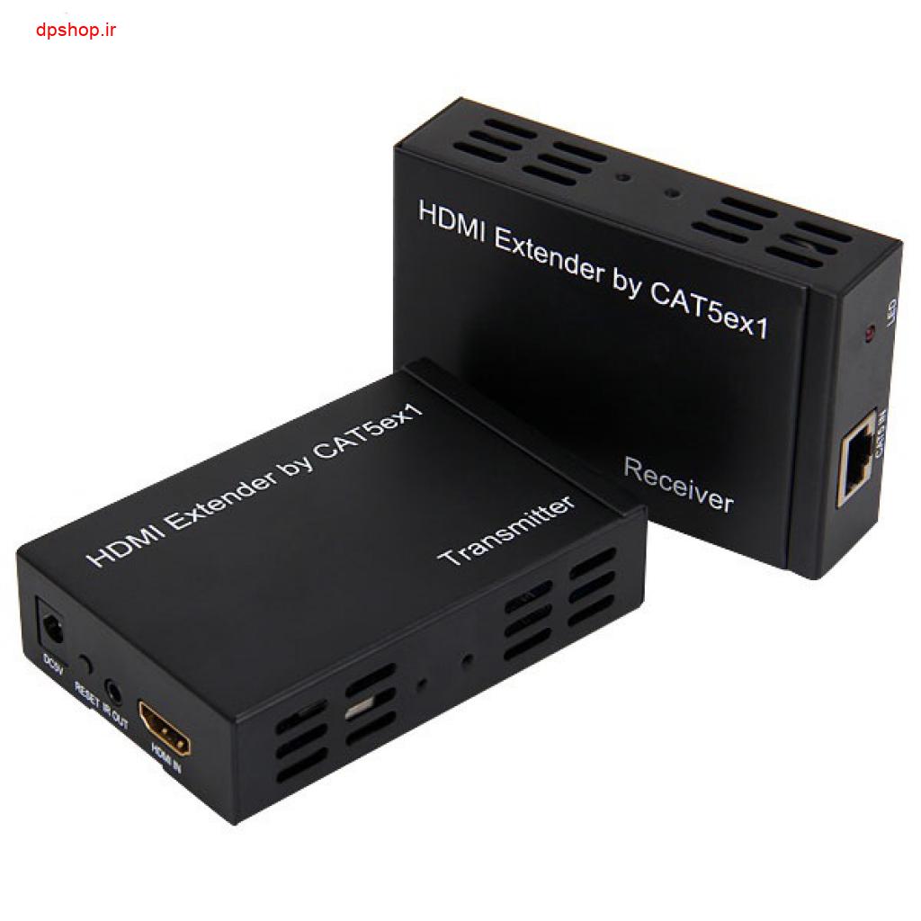 افزایش HDMI روی یک کابل شبکه تا 100متر (قابلیت TCP/IP) + ریموت