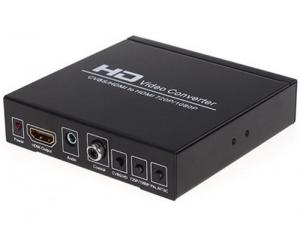 مبدل AV به HDMI با کیفیت تصویر ١٠٨٠p و خروجی صدا مجزا فرانت 